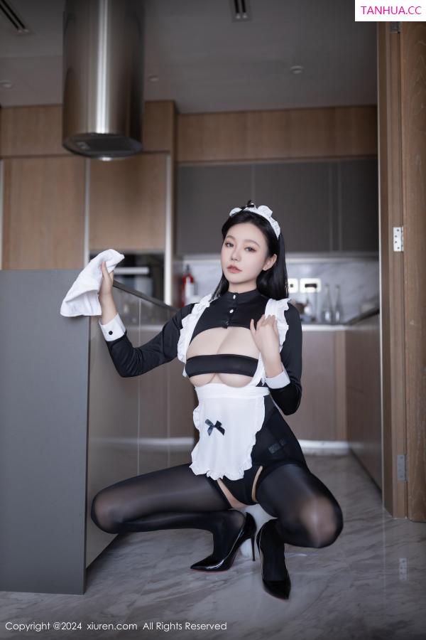 安然Maleah  [XiuRen]高清写真图 2024.06.18 No.8720 安然anran 黑丝美腿第4张图片